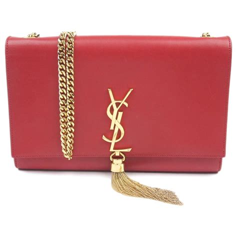 ysl black and red bag|yves saint laurent bags red.